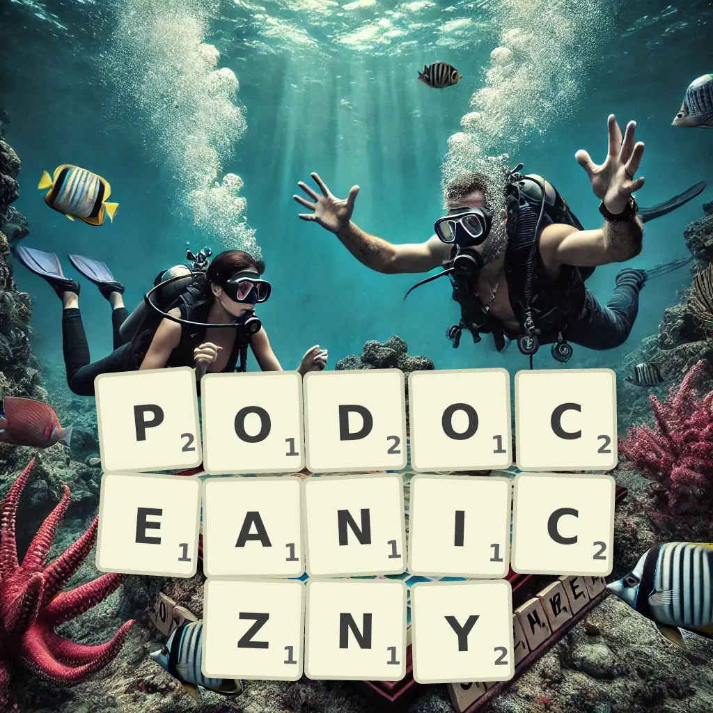 Lista słów z liter PODOCEANICZNY Słowa z liter PODOCEANICZNY