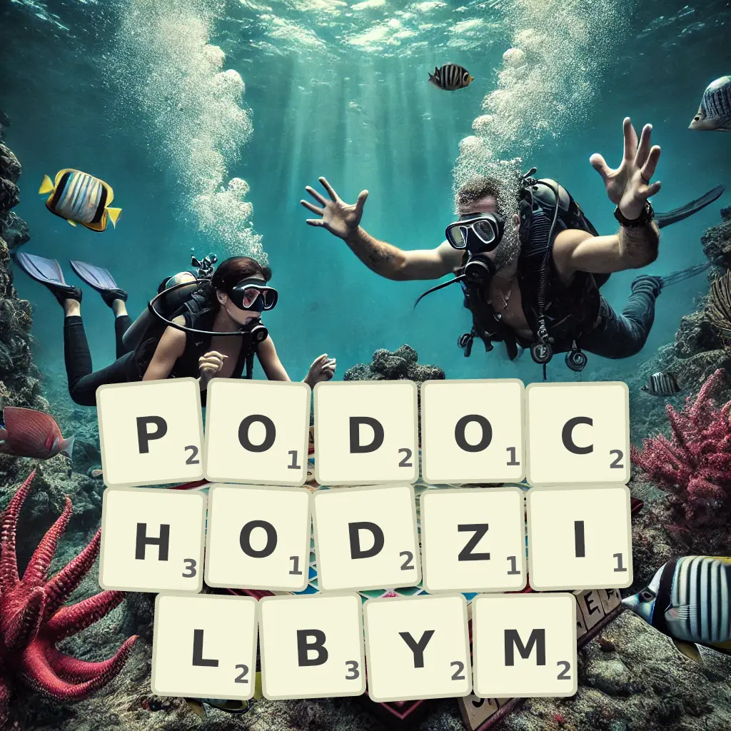 Słowa z liter PODOCHODZIŁBYM