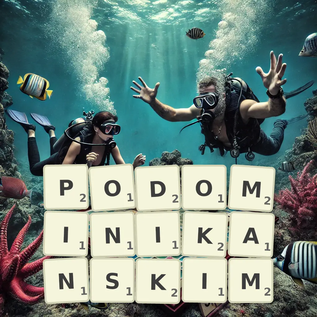 Słowa z liter PODOMINIKAŃSKIM