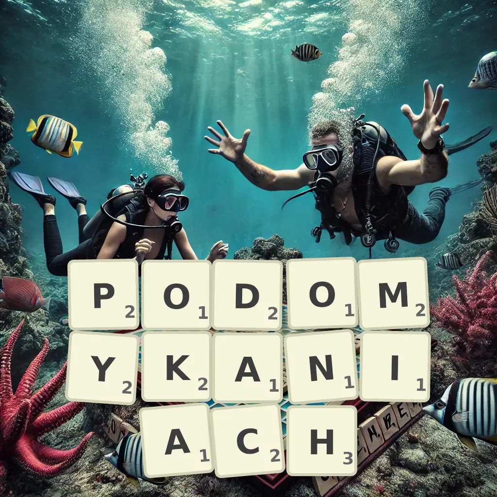 Lista słów z liter PODOMYKANIACH Słowa z liter PODOMYKANIACH
