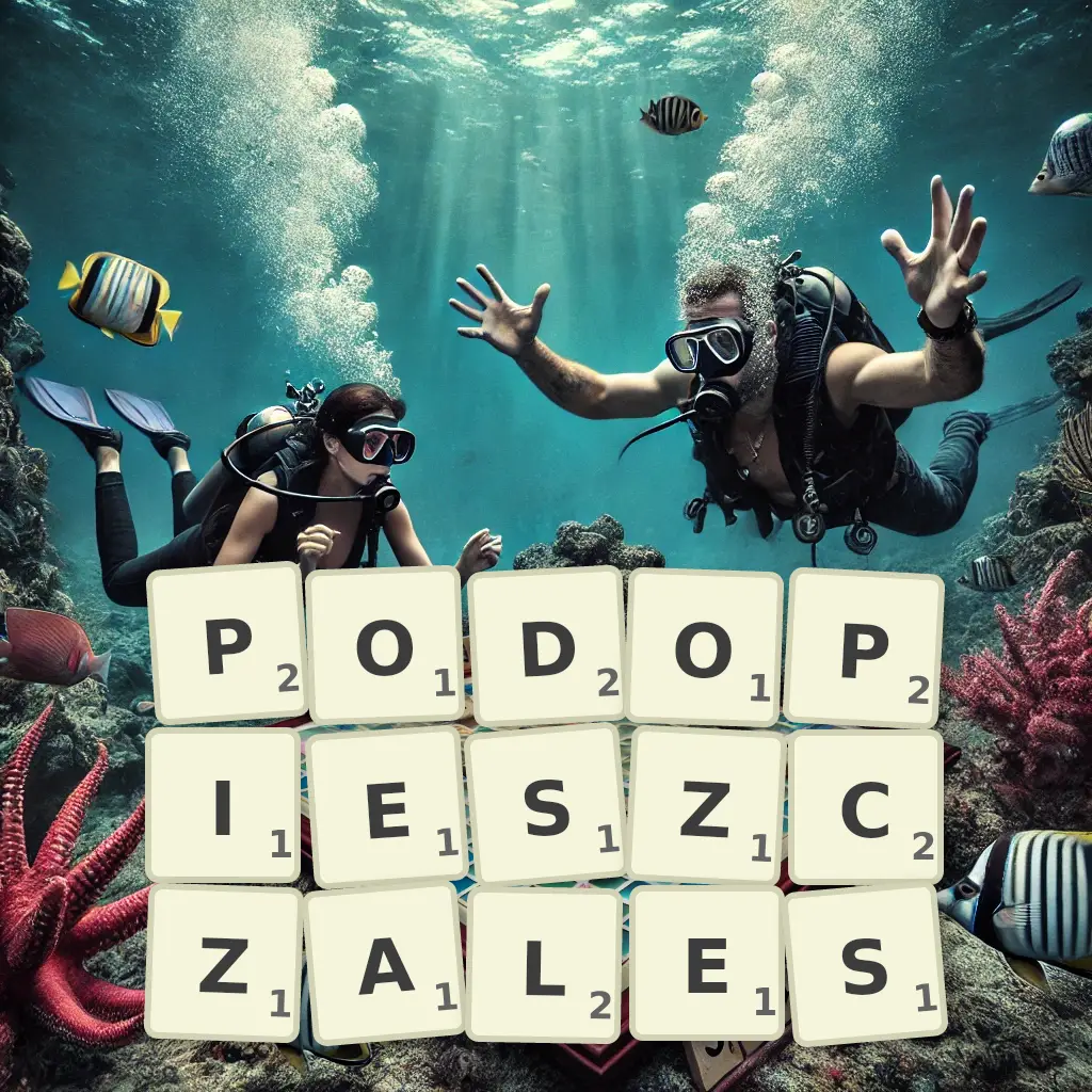 Słowa z liter PODOPIESZCZAŁEŚ