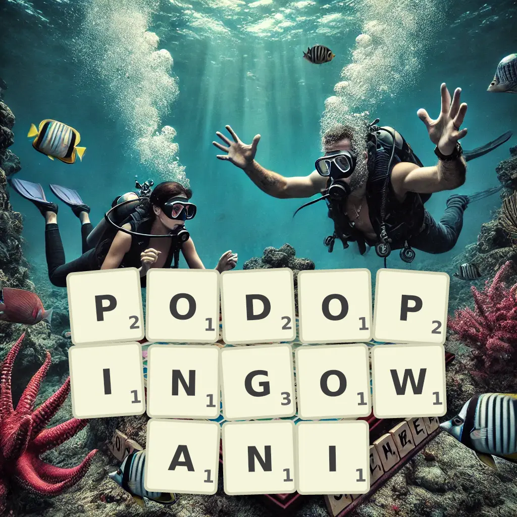 Słowa z liter PODOPINGOWANI