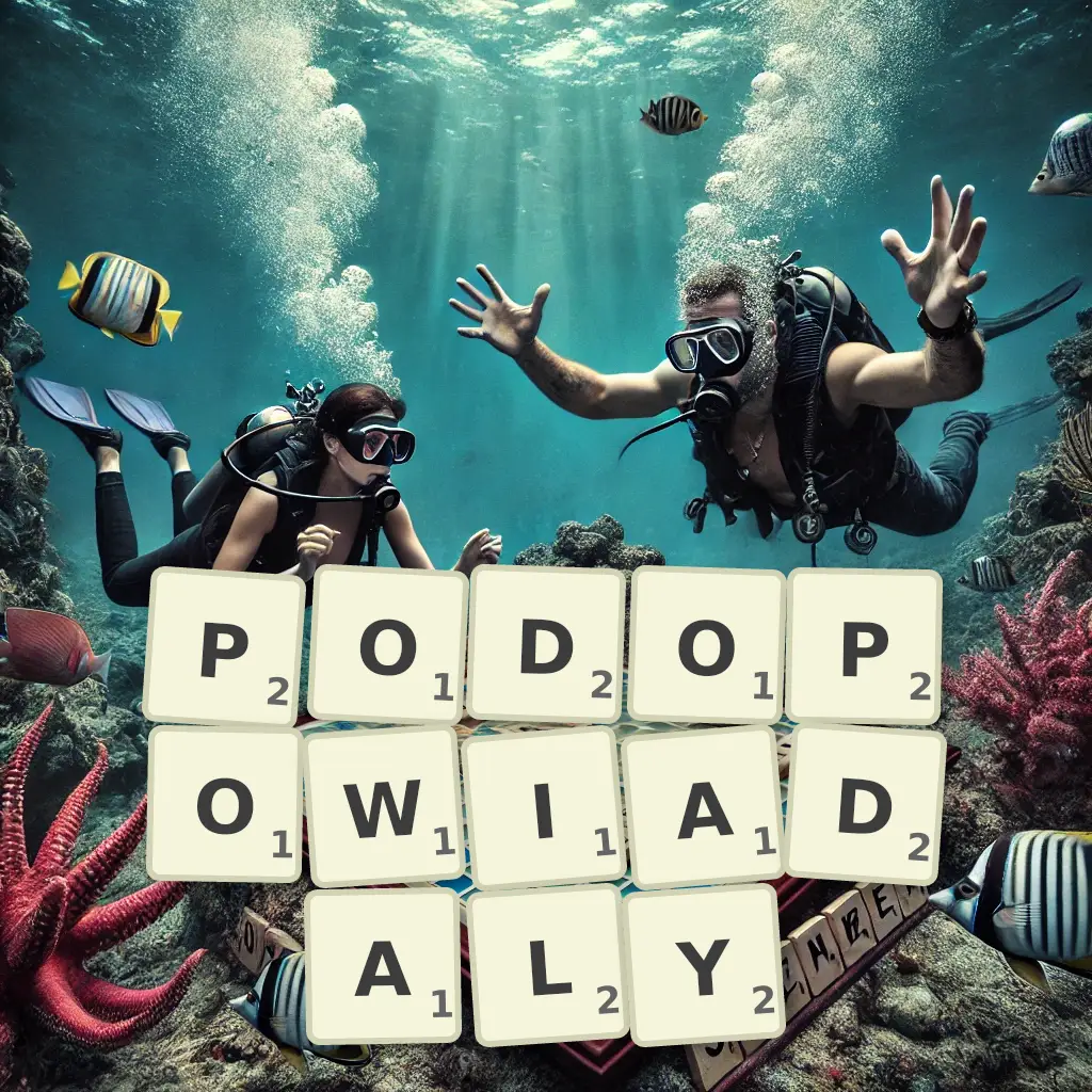 Słowa z liter PODOPOWIADAŁY