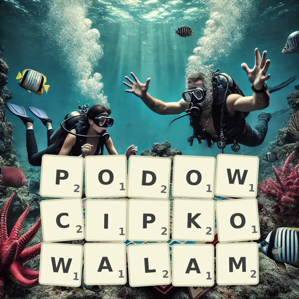 Słowa z liter PODOWCIPKOWAŁAM