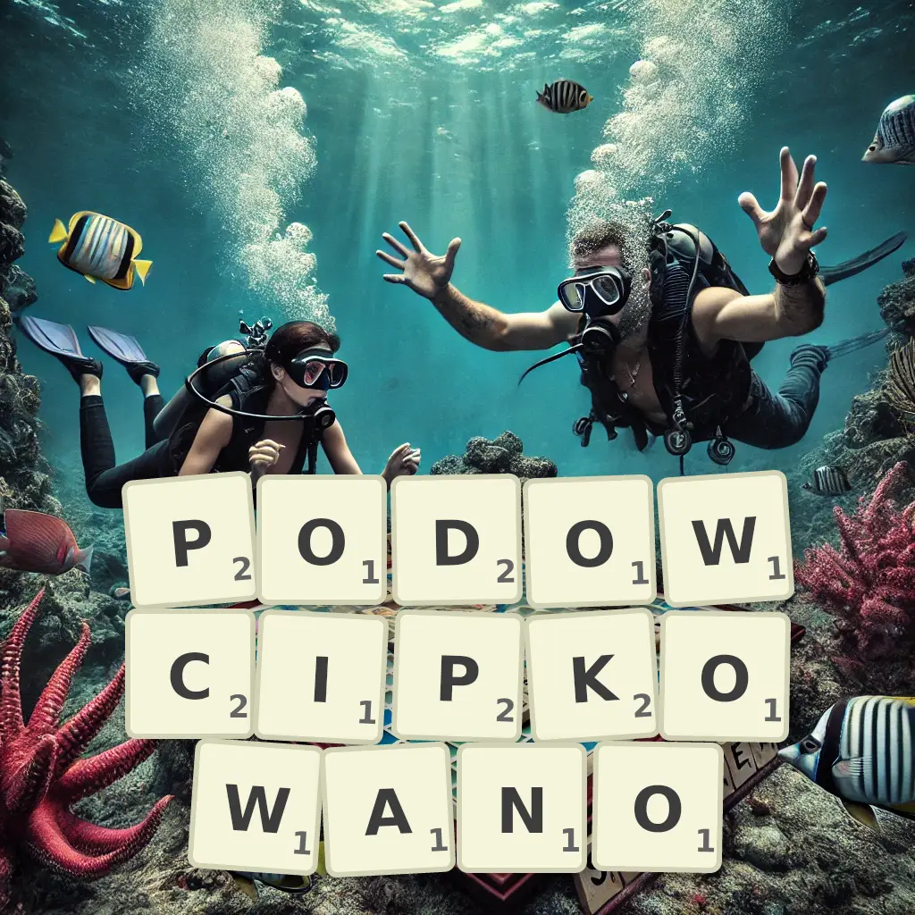 Lista słów z liter PODOWCIPKOWANO Słowa z liter PODOWCIPKOWANO