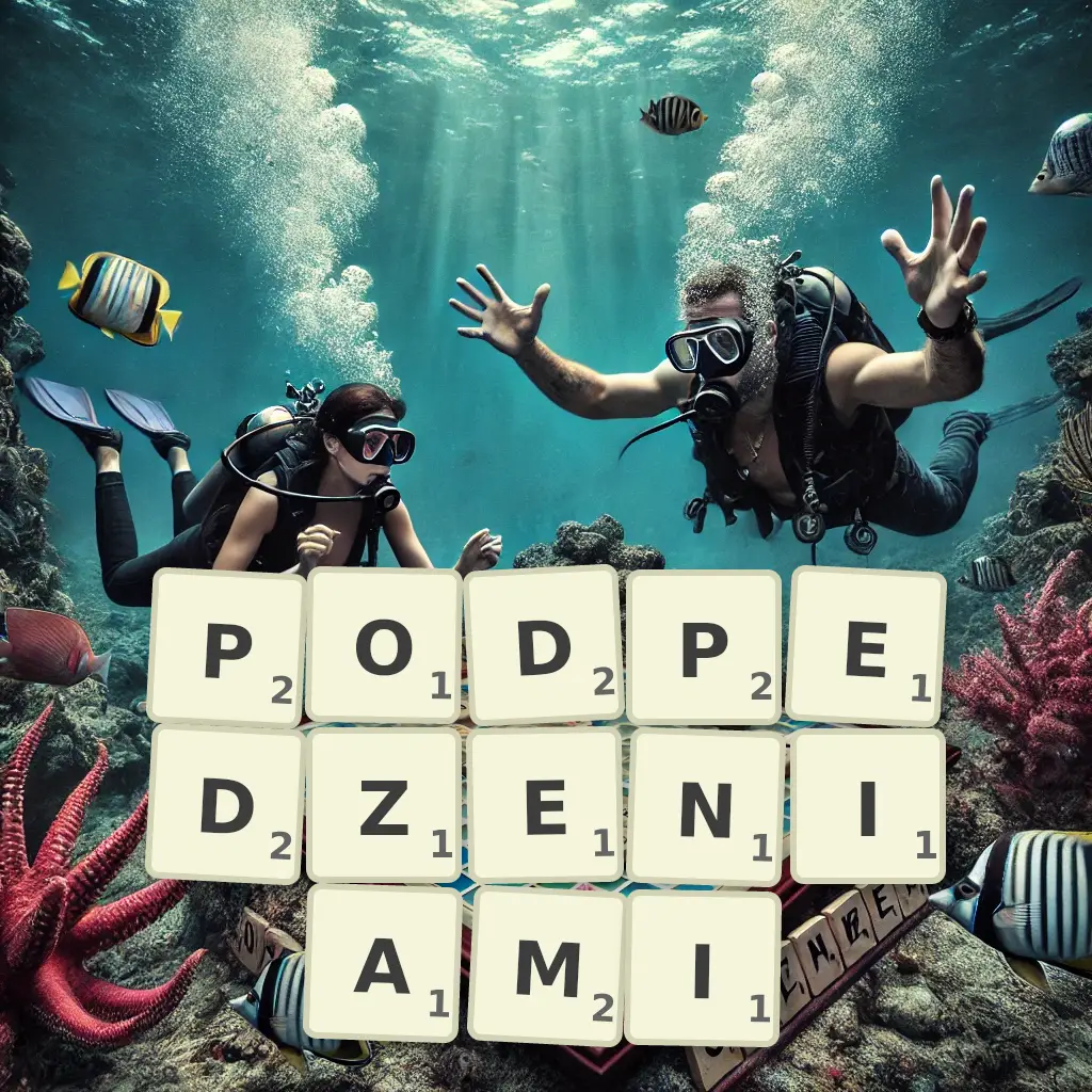 Słowa z liter PODPĘDZENIAMI