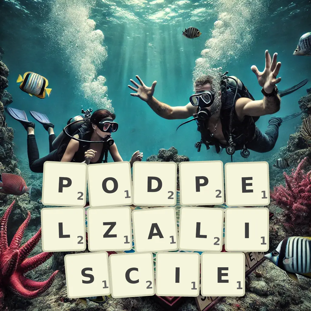 Słowa z liter PODPEŁZALIŚCIE