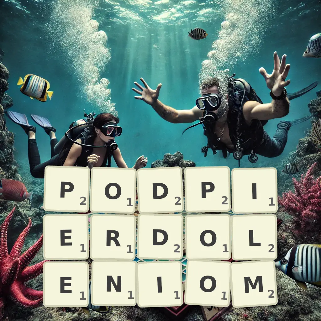 Słowa z liter PODPIERDOLENIOM