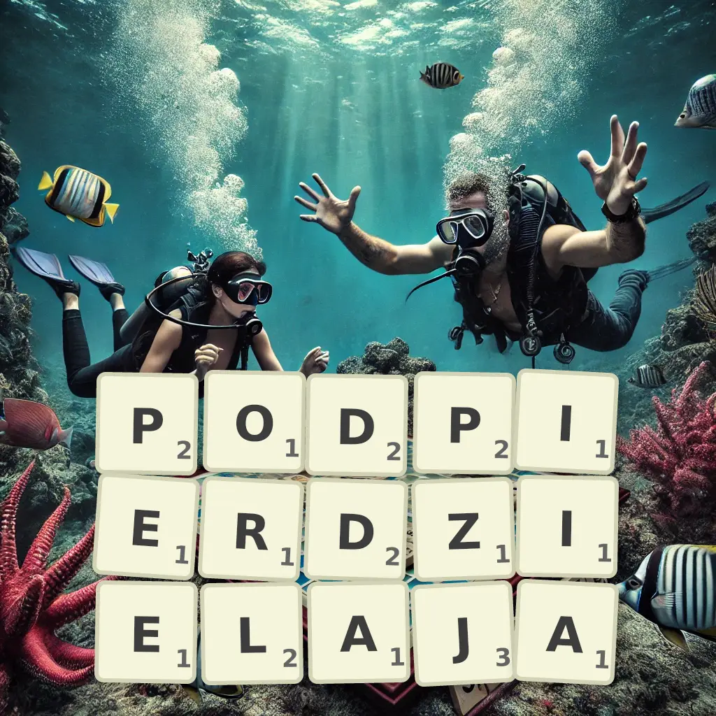 Słowa z liter PODPIERDZIELAJĄ