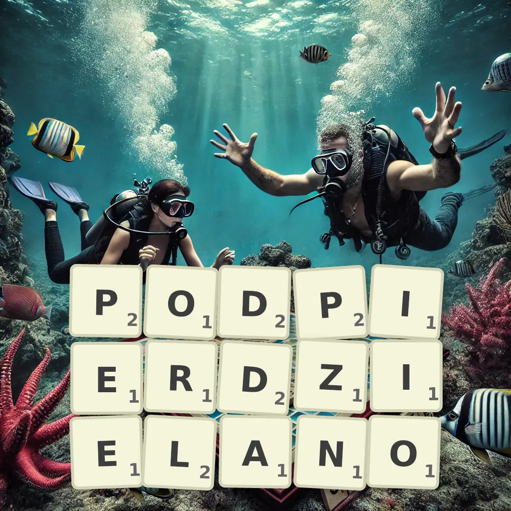 Słowa z liter PODPIERDZIELANO