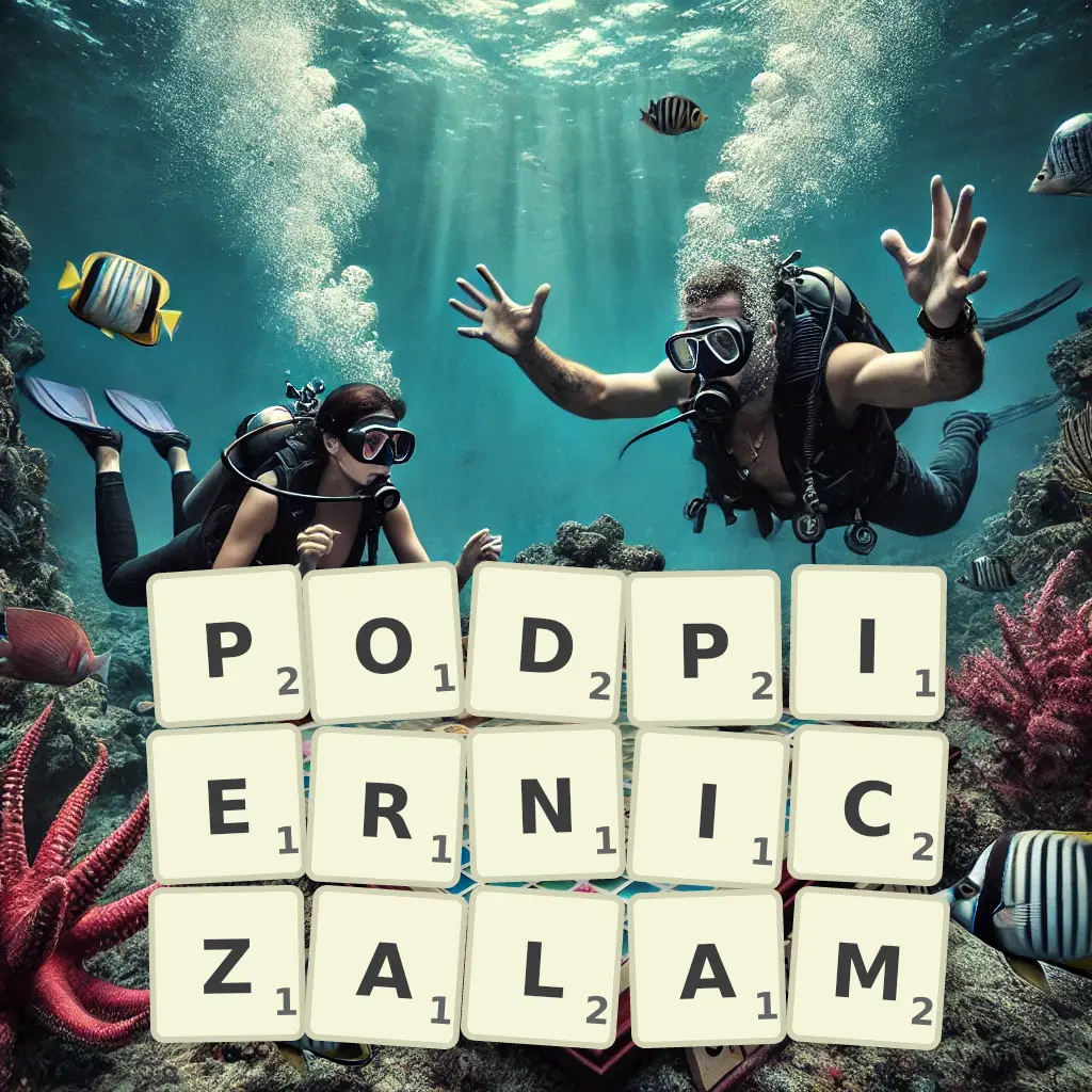 Słowa z liter PODPIERNICZAŁAM