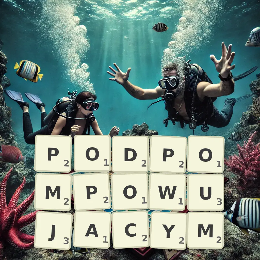 Słowa z liter PODPOMPOWUJĄCYM