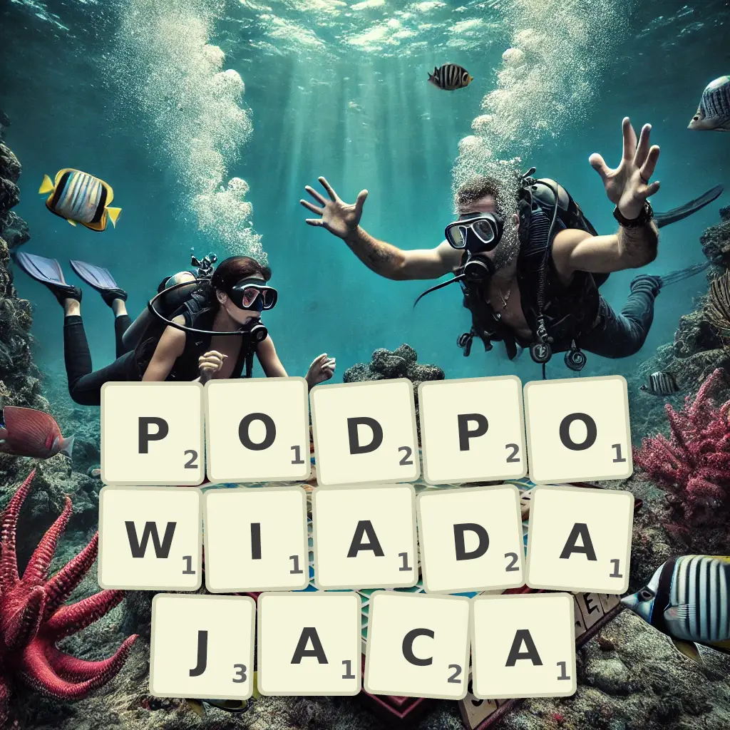 Lista słów z liter PODPOWIADAJĄCĄ Słowa z liter PODPOWIADAJĄCĄ