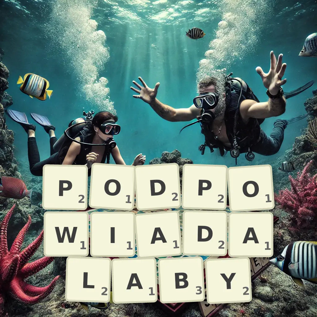 Słowa z liter PODPOWIADAŁABY