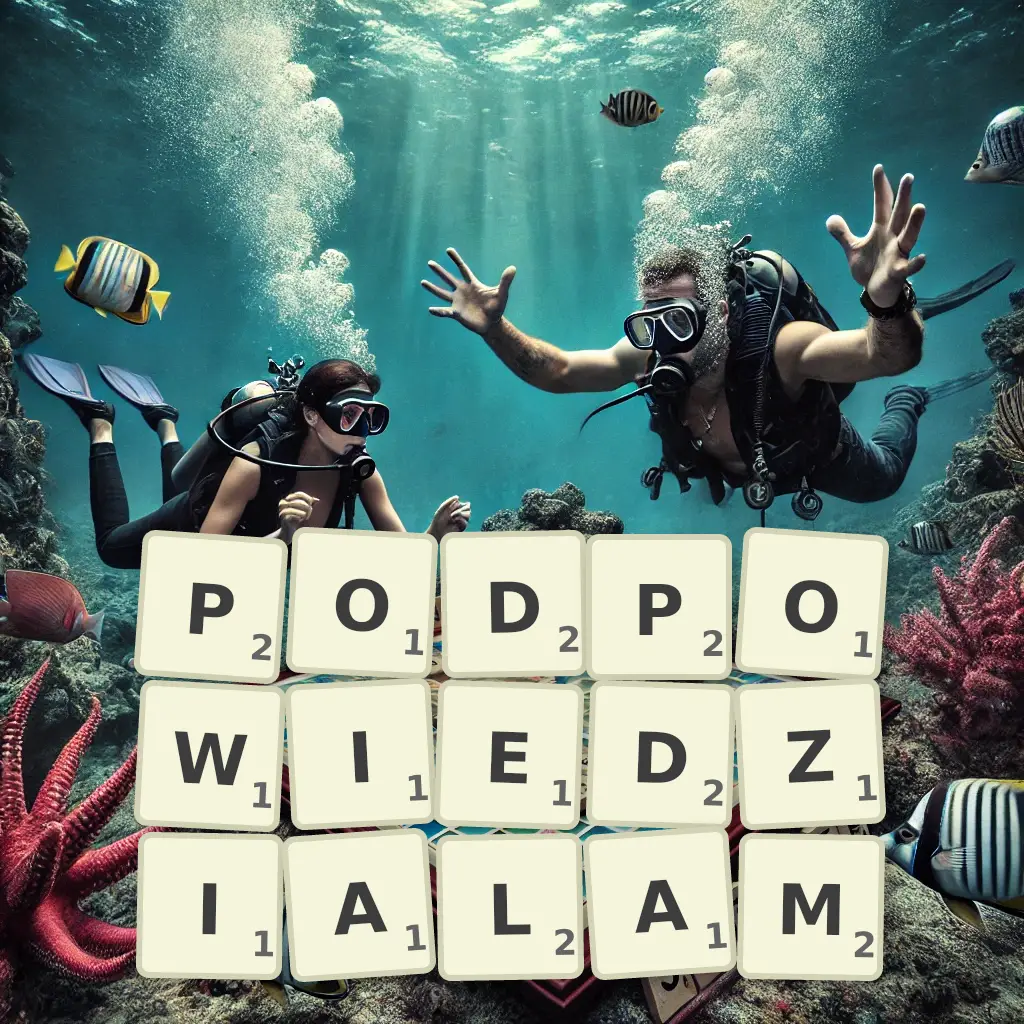 Słowa z liter PODPOWIEDZIAŁAM