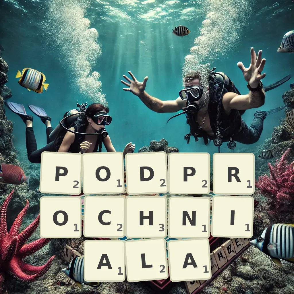 Słowa z liter PODPRÓCHNIAŁA