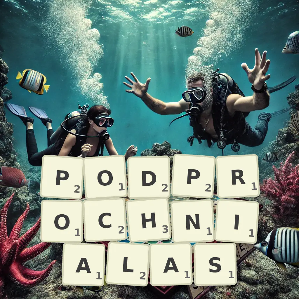Słowa z liter PODPRÓCHNIAŁAŚ