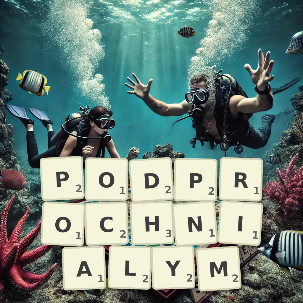 Słowa z liter PODPRÓCHNIAŁYM