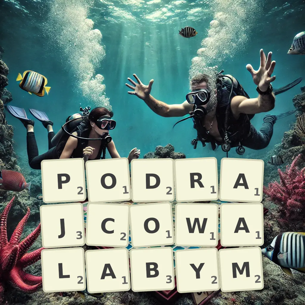 Słowa z liter PODRAJCOWAŁABYM