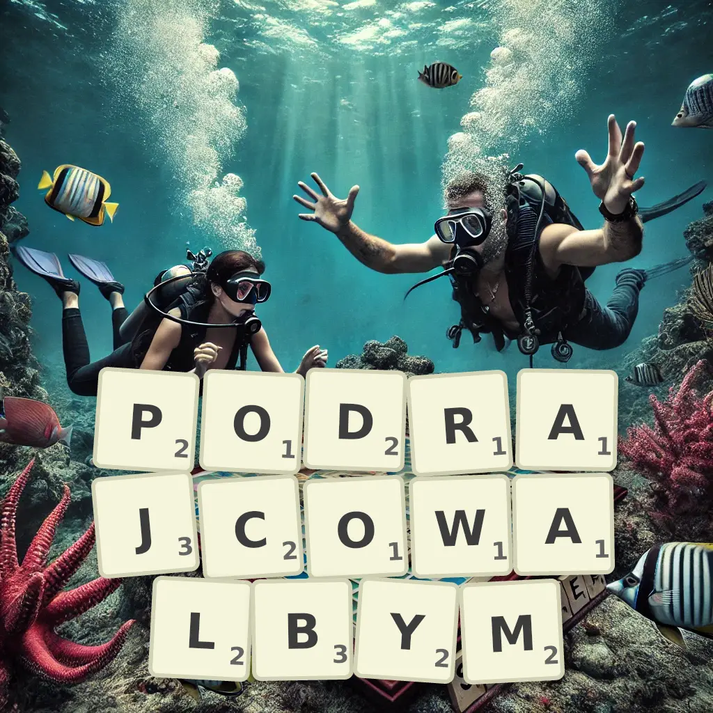 Słowa z liter PODRAJCOWAŁBYM