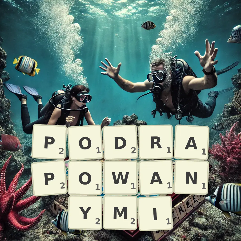 Słowa z liter PODRAPOWANYMI