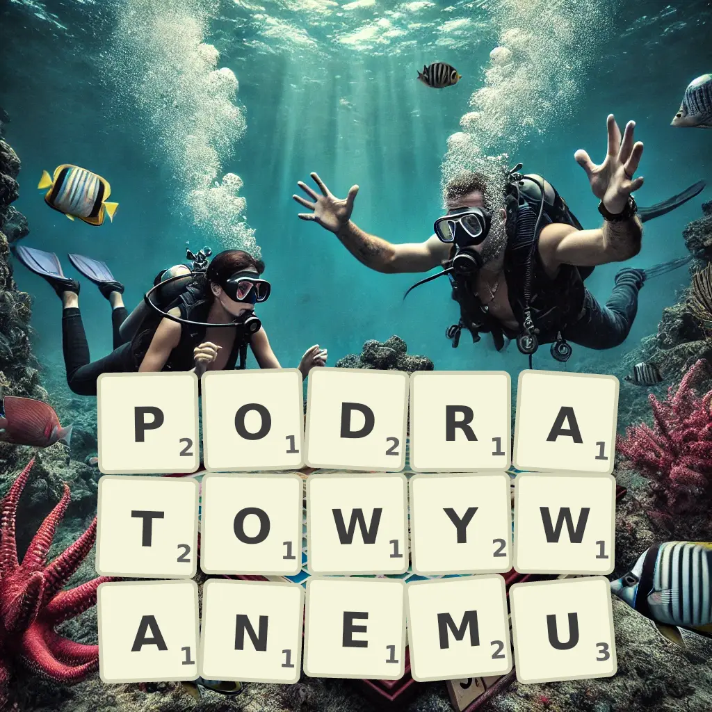 Słowa z liter PODRATOWYWANEMU