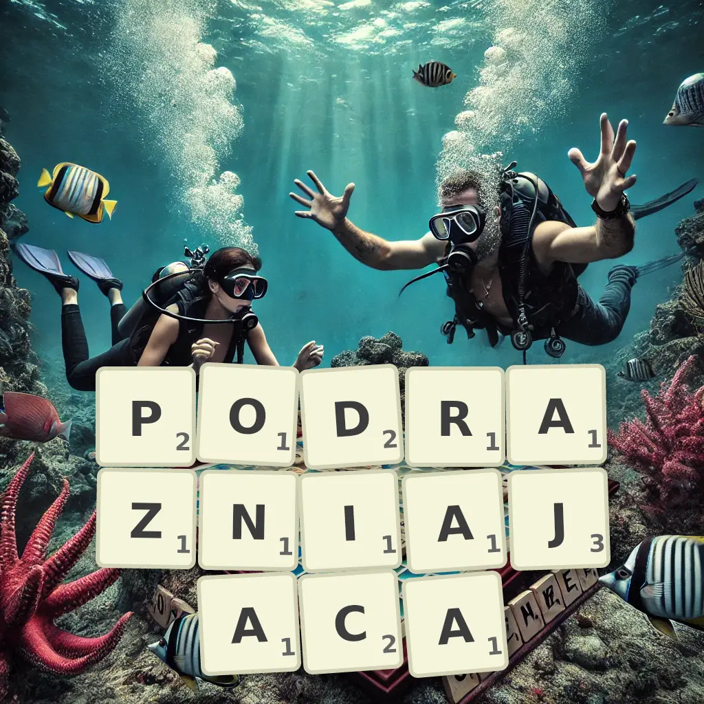 Słowa z liter PODRAŻNIAJĄCA