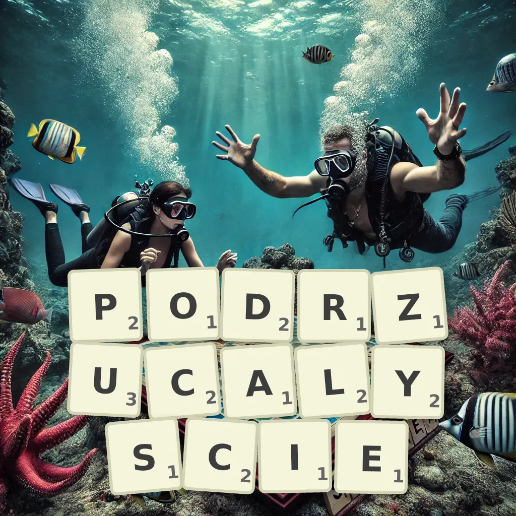 Słowa z liter PODRZUCAŁYŚCIE