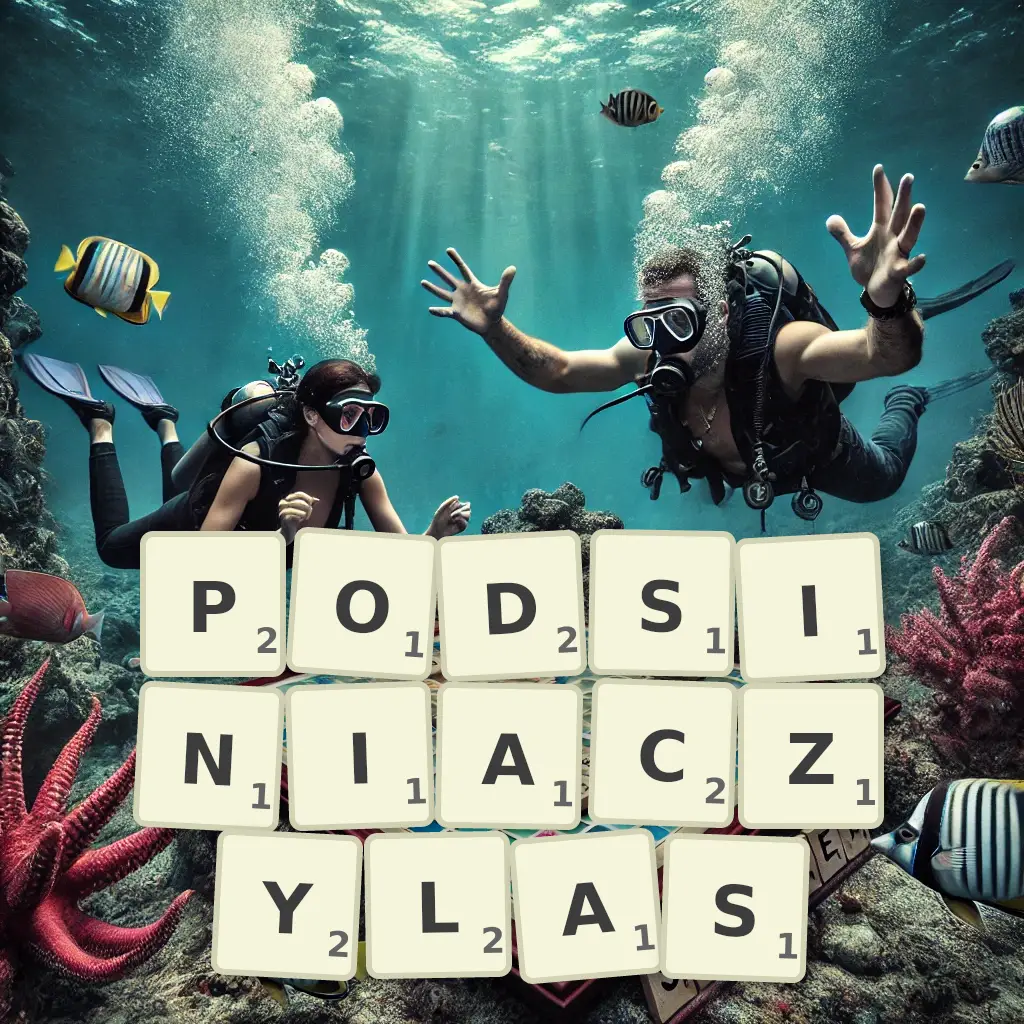 Słowa z liter PODSINIACZYŁAŚ