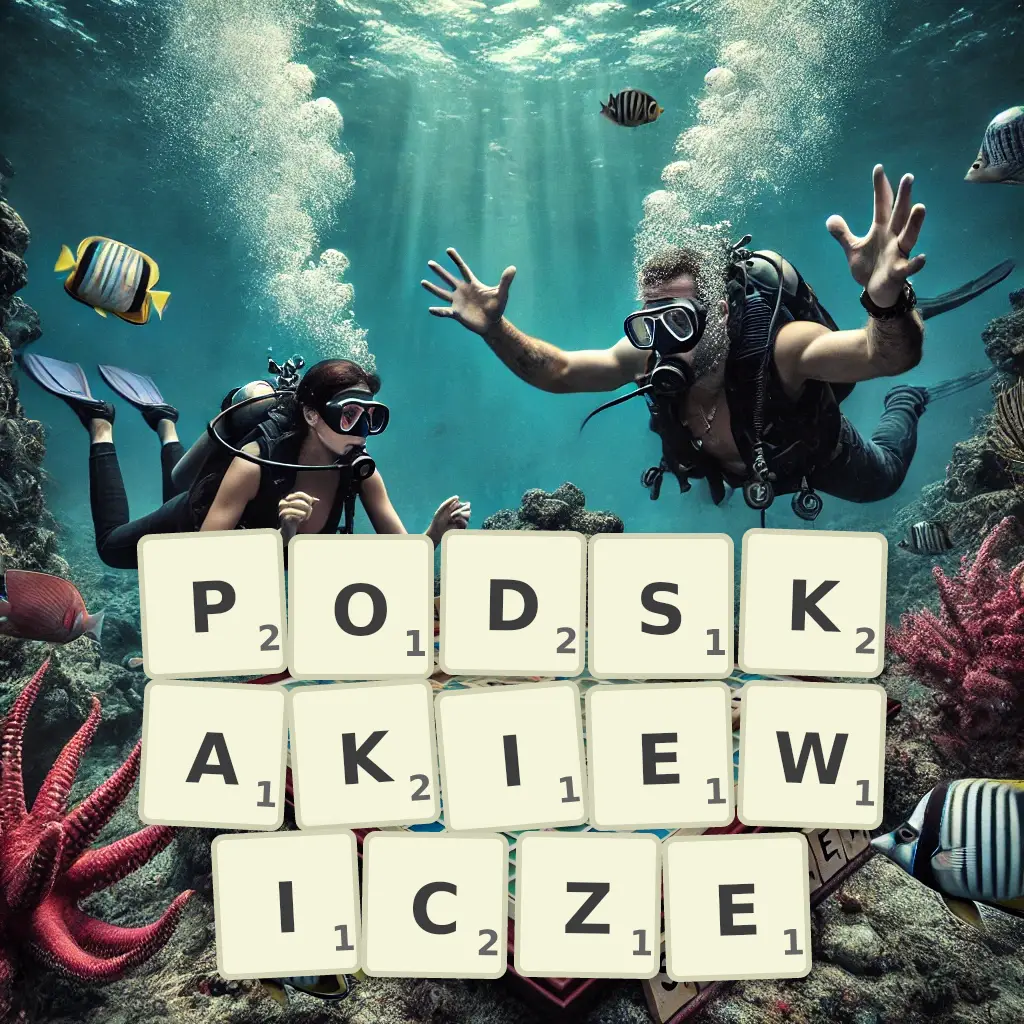 Słowa z liter PODSKAKIEWICZE
