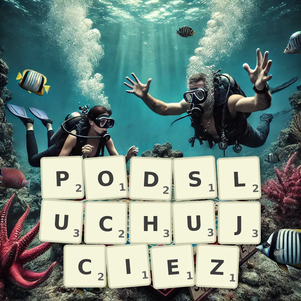 Słowa z liter PODSŁUCHUJCIEŻ