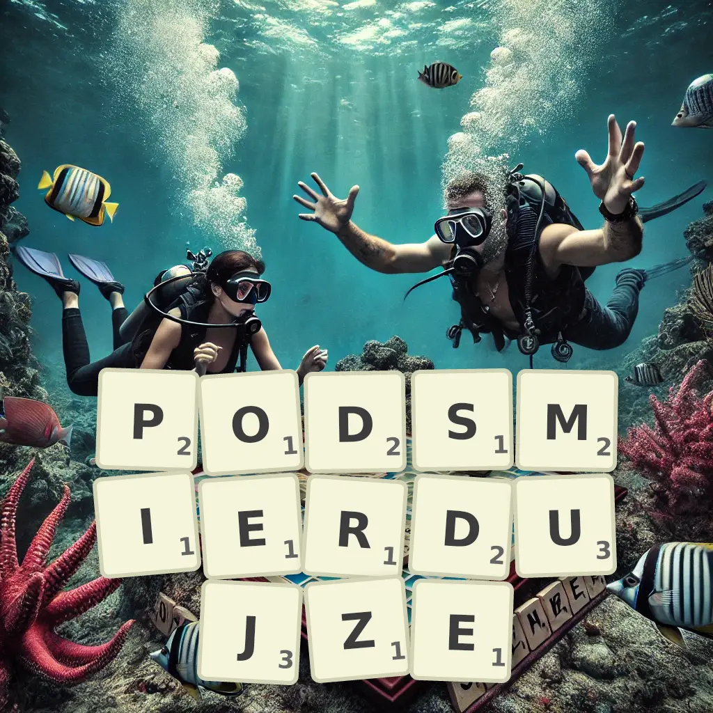 Słowa z liter PODŚMIERDUJŻE