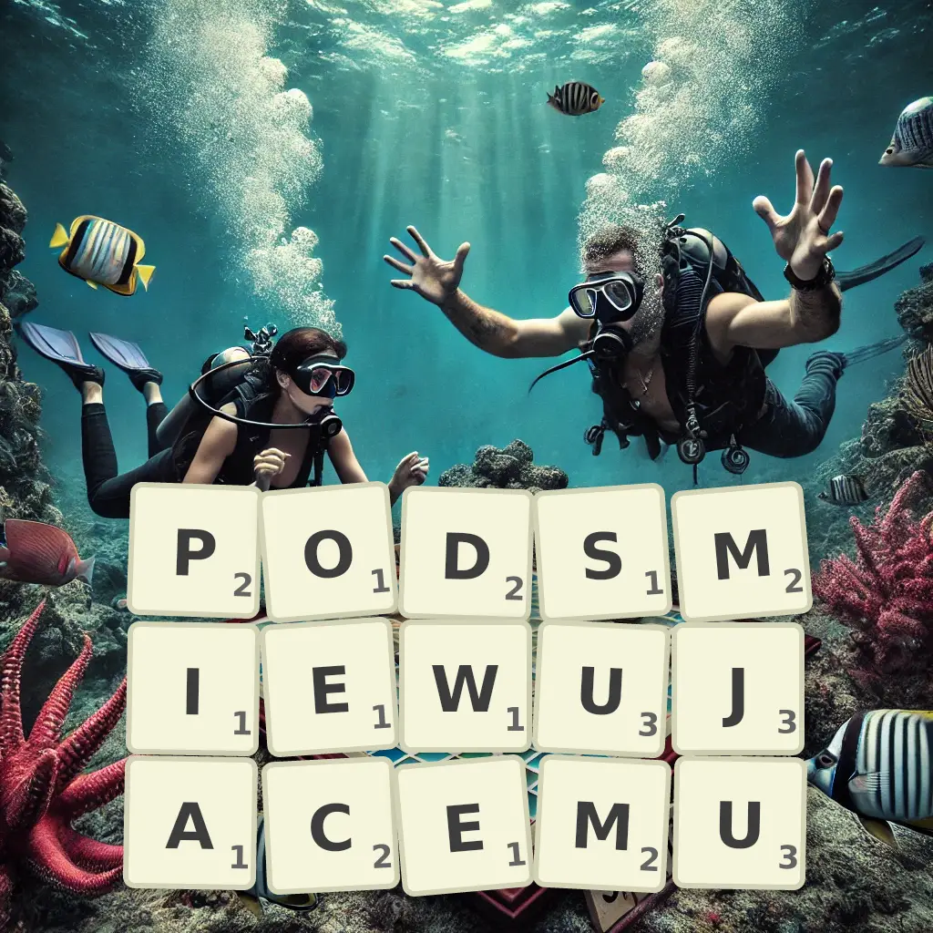 Słowa z liter PODŚMIEWUJĄCEMU