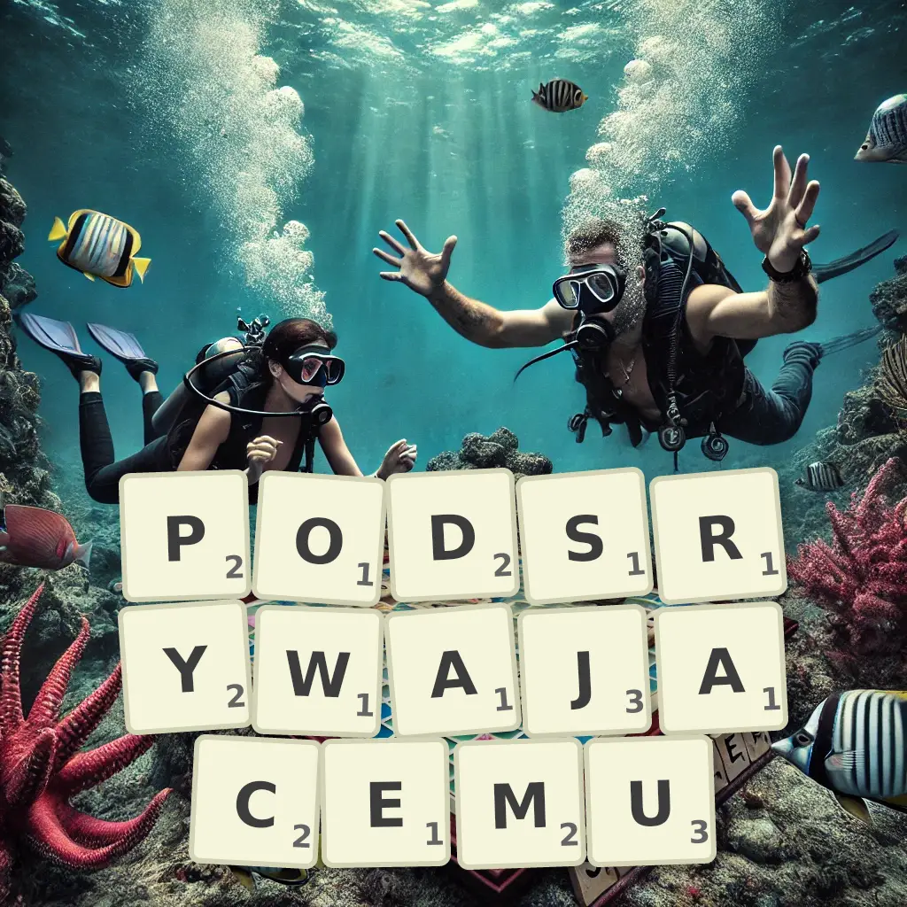 Słowa z liter PODSRYWAJĄCEMU
