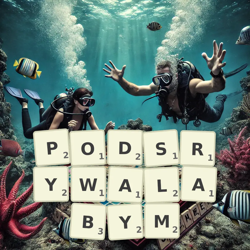 Słowa z liter PODSRYWAŁABYM
