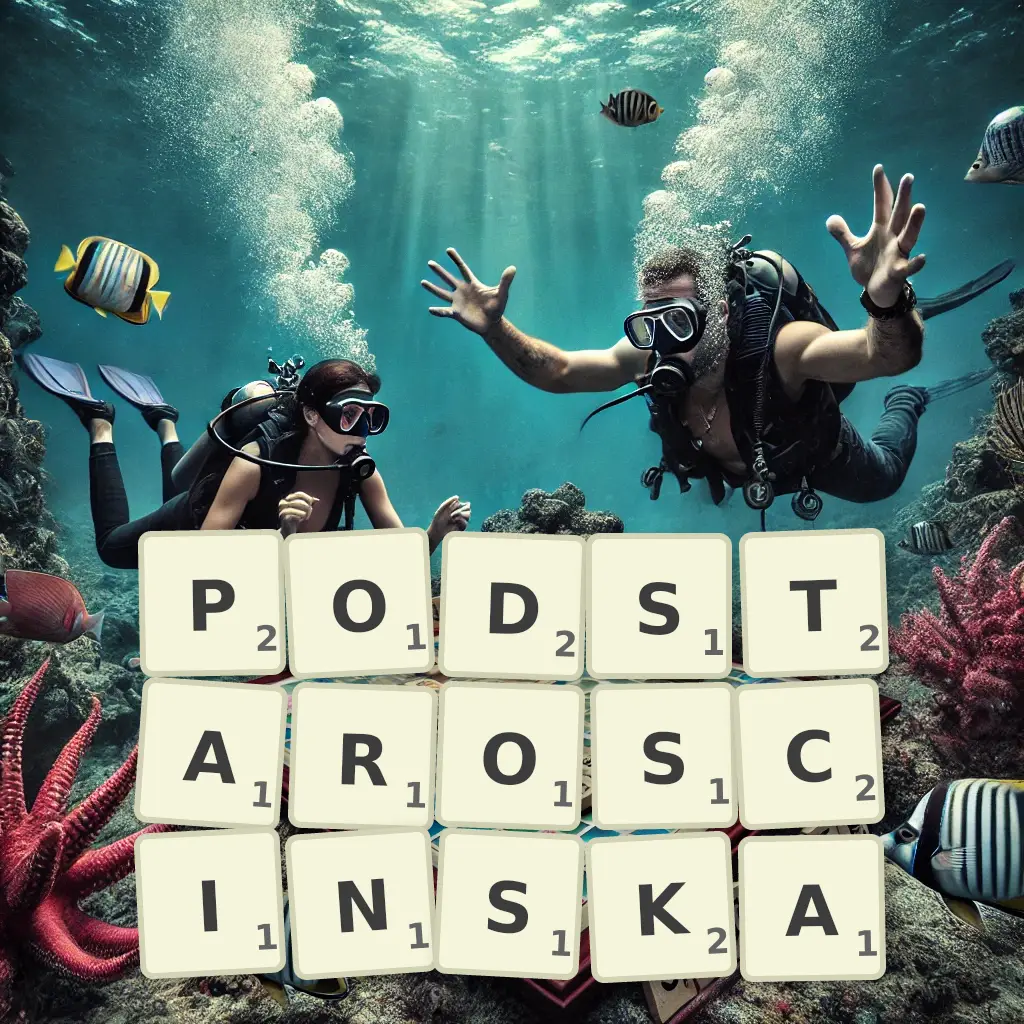Słowa z liter PODSTAROŚCIŃSKA