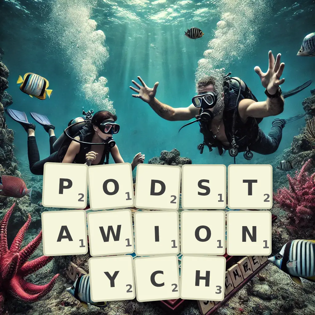 Słowa z liter PODSTAWIONYCH