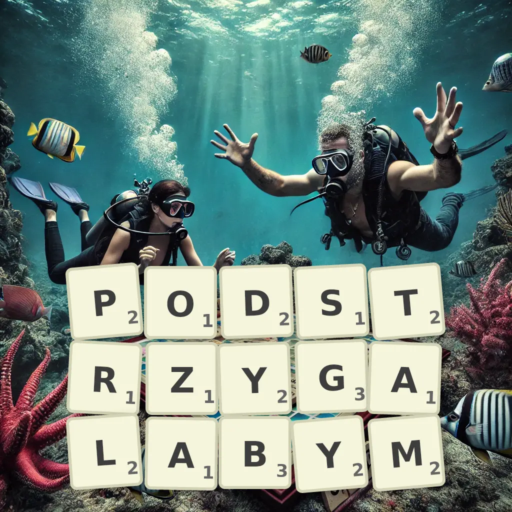 Słowa z liter PODSTRZYGAŁABYM