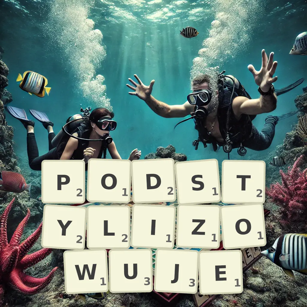 Słowa z liter PODSTYLIZOWUJĘ