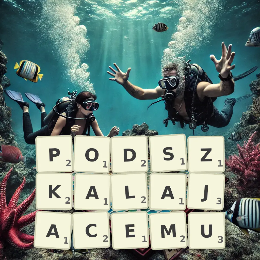 Słowa z liter PODSZKALAJĄCEMU