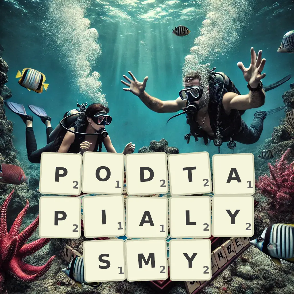 Słowa z liter PODTAPIAŁYŚMY