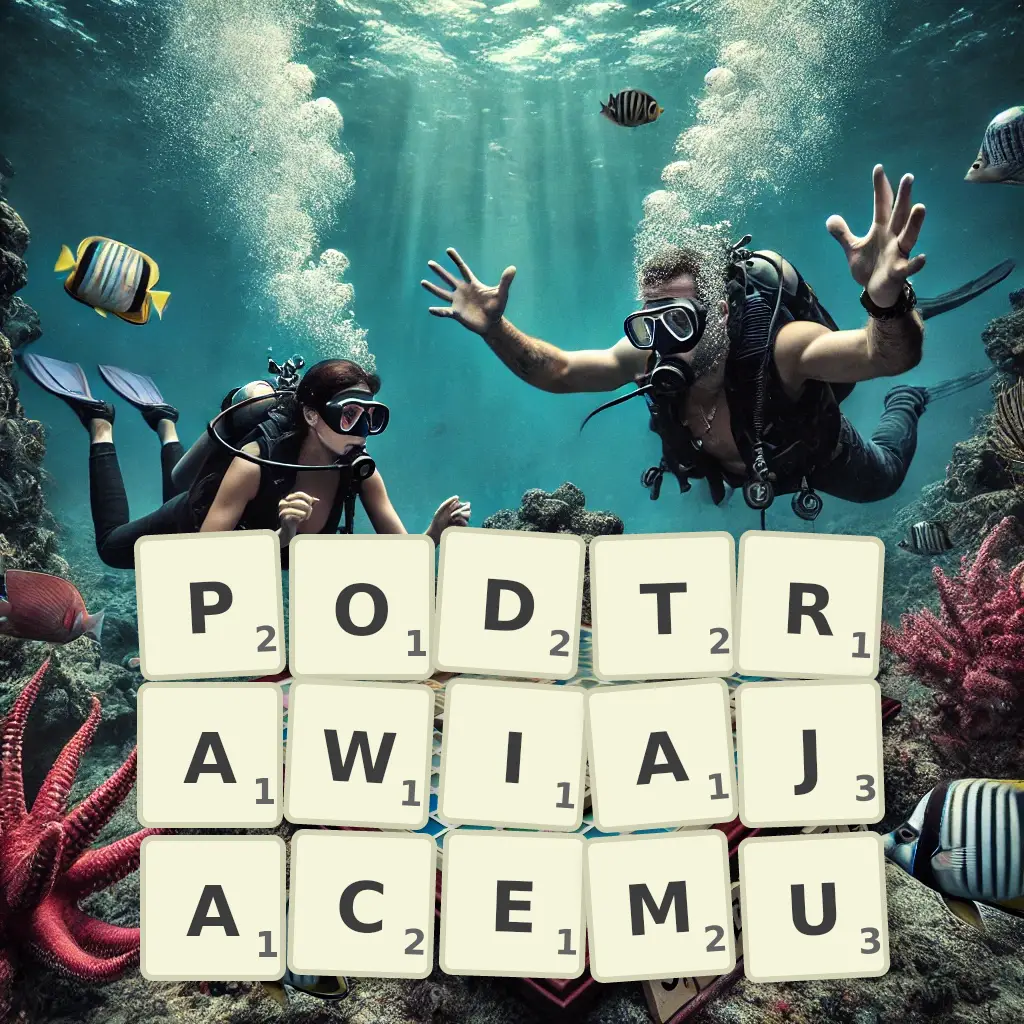 Słowa z liter PODTRAWIAJĄCEMU