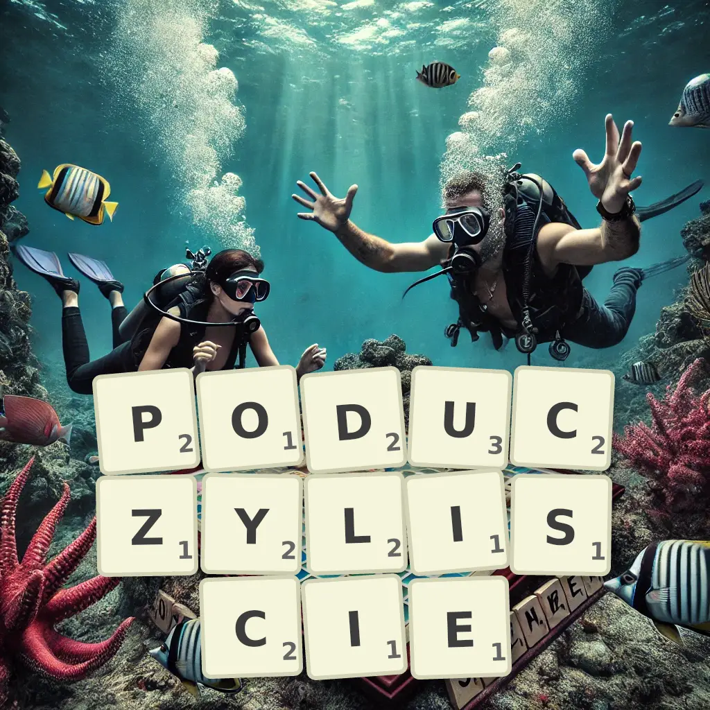 Słowa z liter PODUCZYLIŚCIE