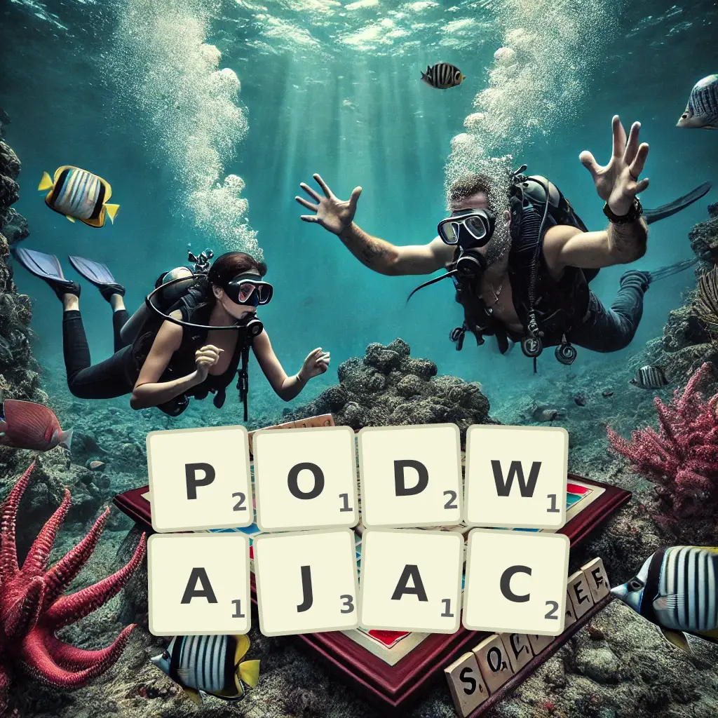 Słowa z liter PODWAJAĆ