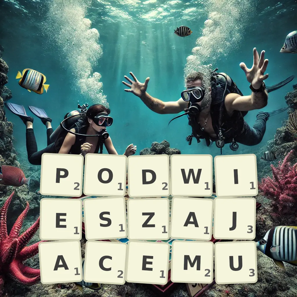Słowa z liter PODWIESZAJĄCEMU