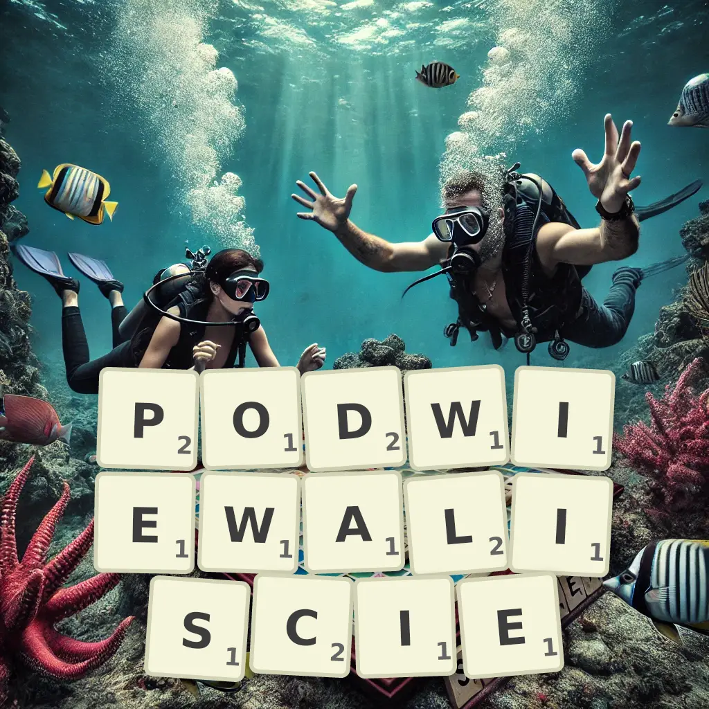Słowa z liter PODWIEWALIŚCIE
