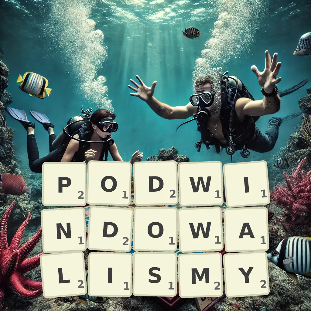 Lista słów z liter PODWINDOWALIŚMY Słowa z liter PODWINDOWALIŚMY