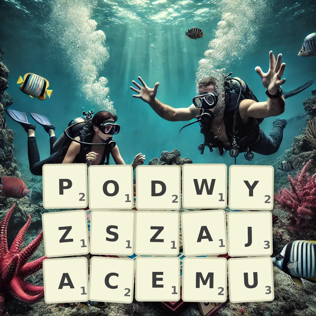 Słowa z liter PODWYŻSZAJĄCEMU