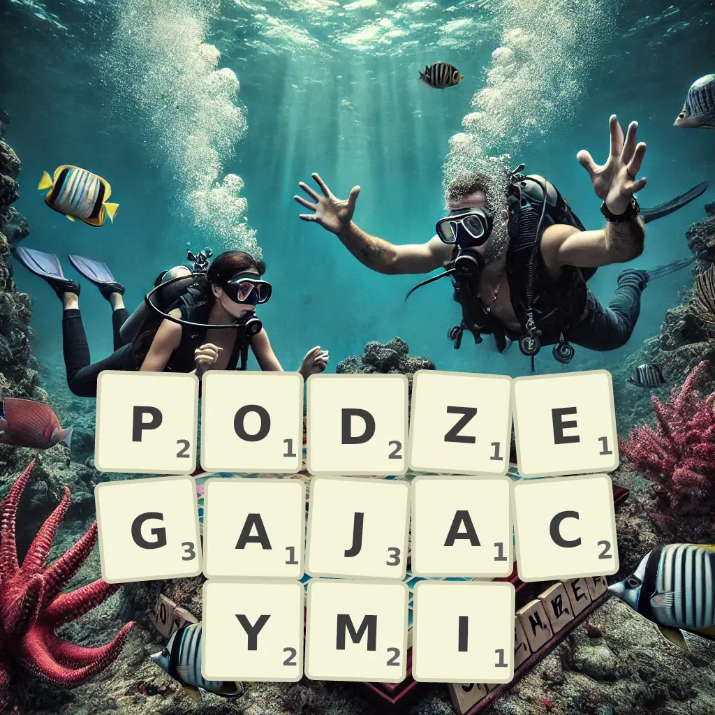 Słowa z liter PODŻEGAJĄCYMI