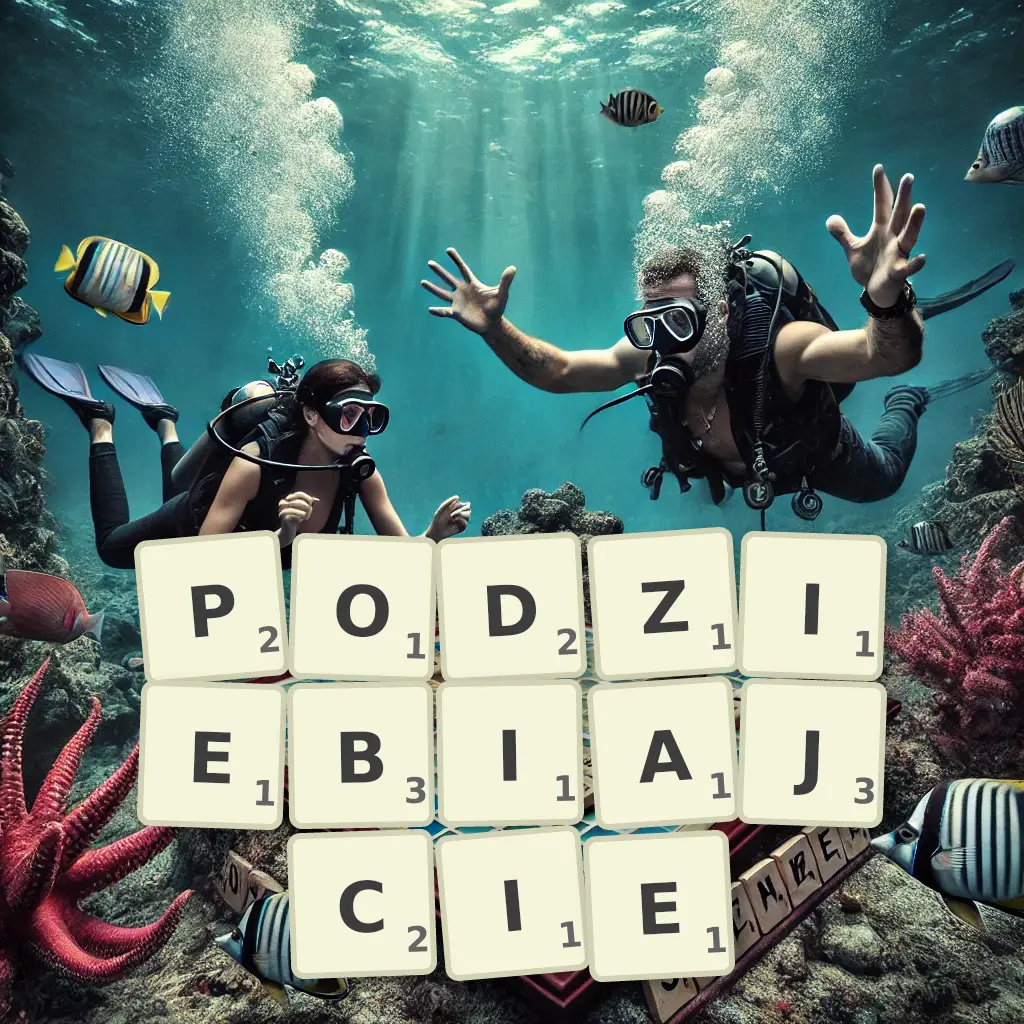 Słowa z liter PODZIĘBIAJCIE